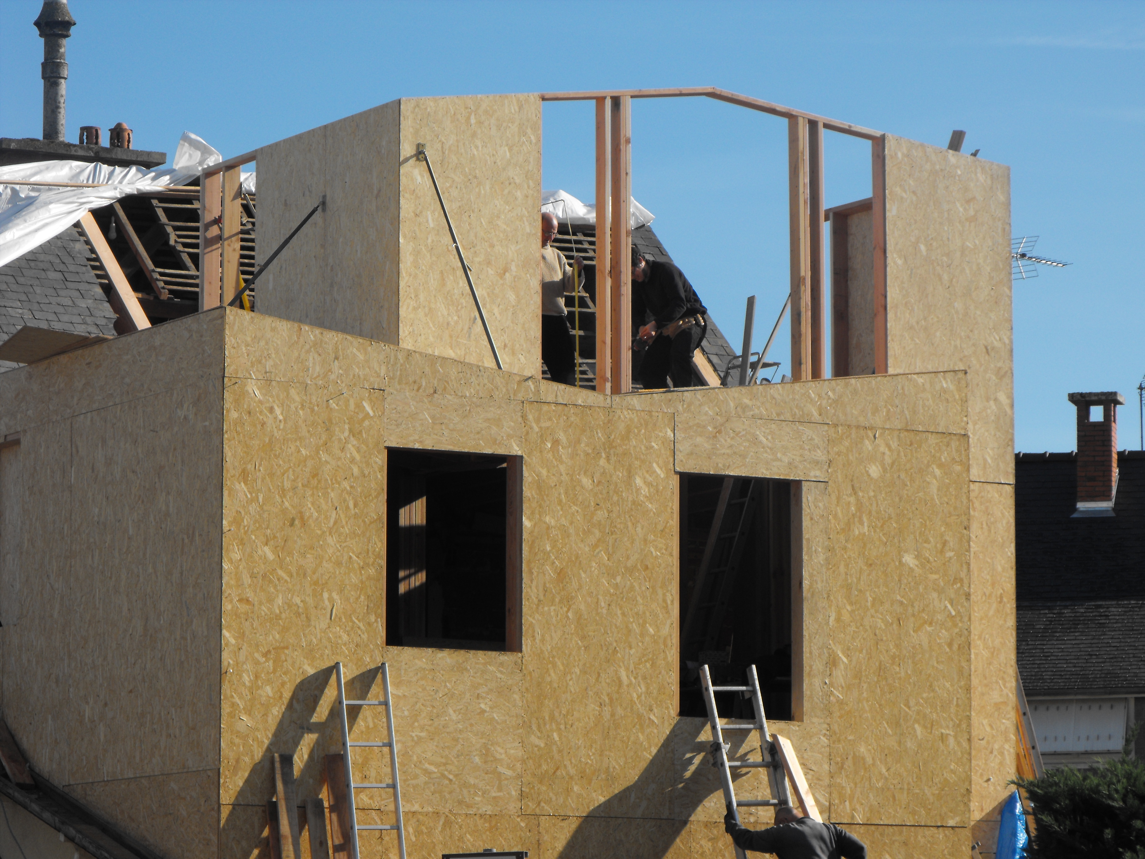 Agrandissement avec surélévation