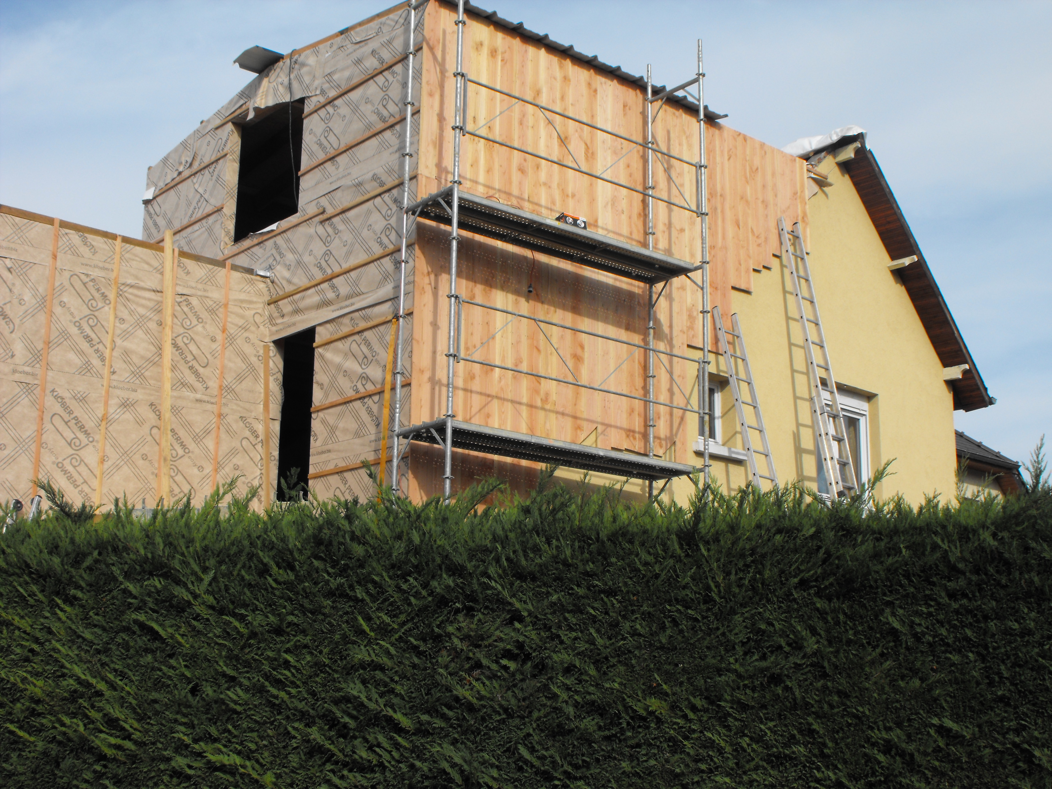 Agrandissement avec surélévation