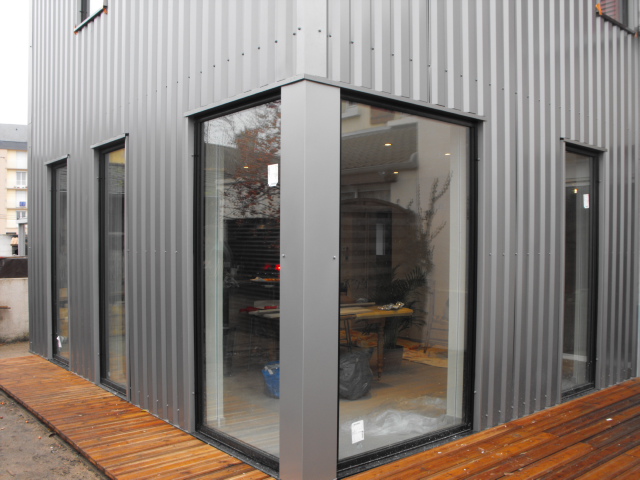 Agrandissement bardage métallique