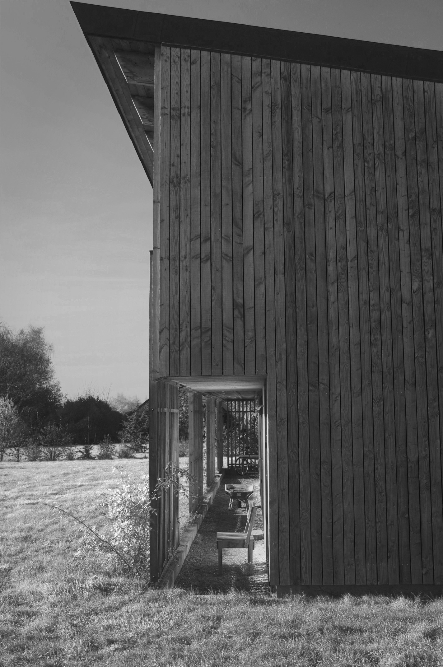 Construction bioclimatique bois et brique