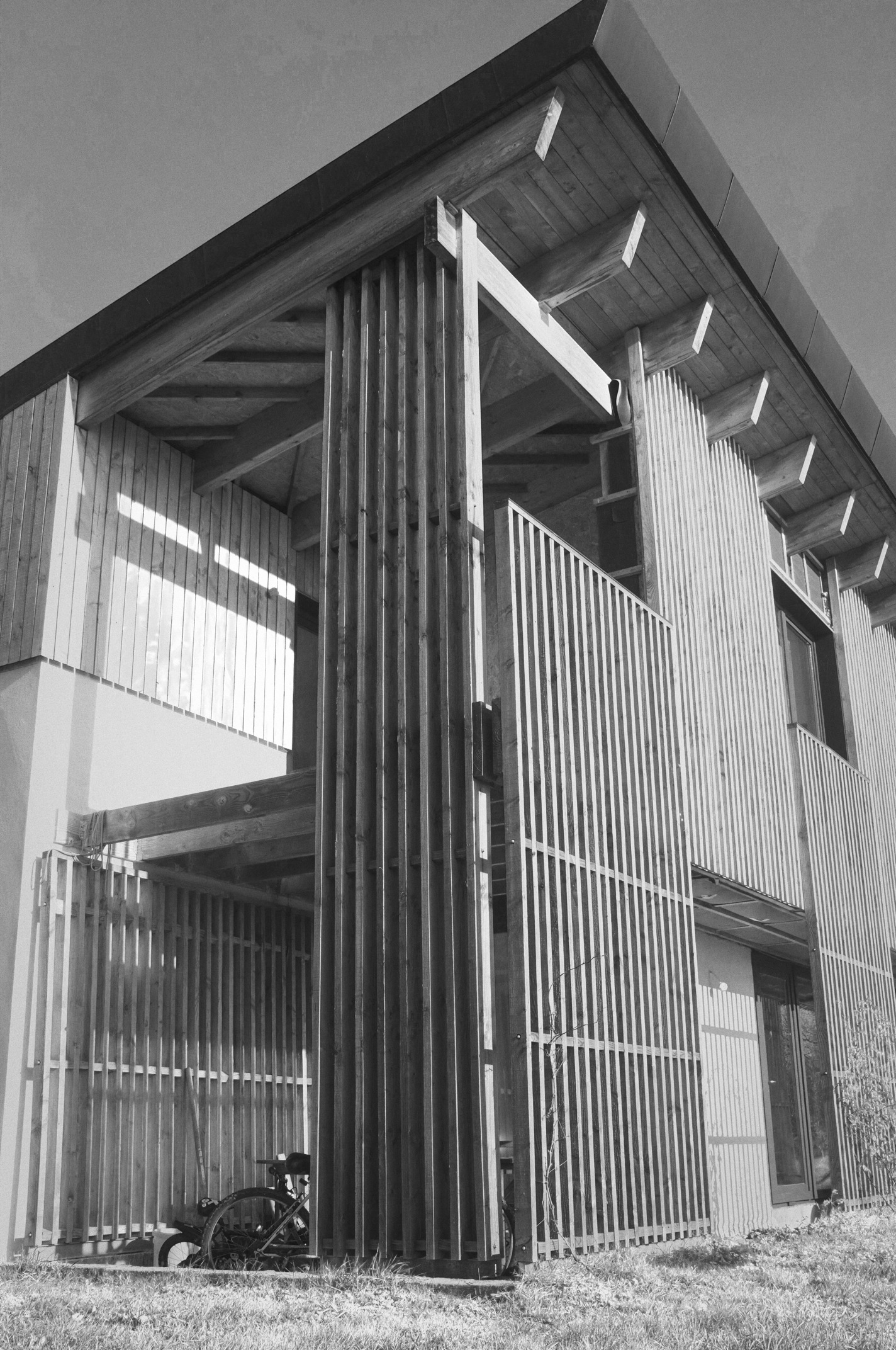 Construction bioclimatique bois et brique