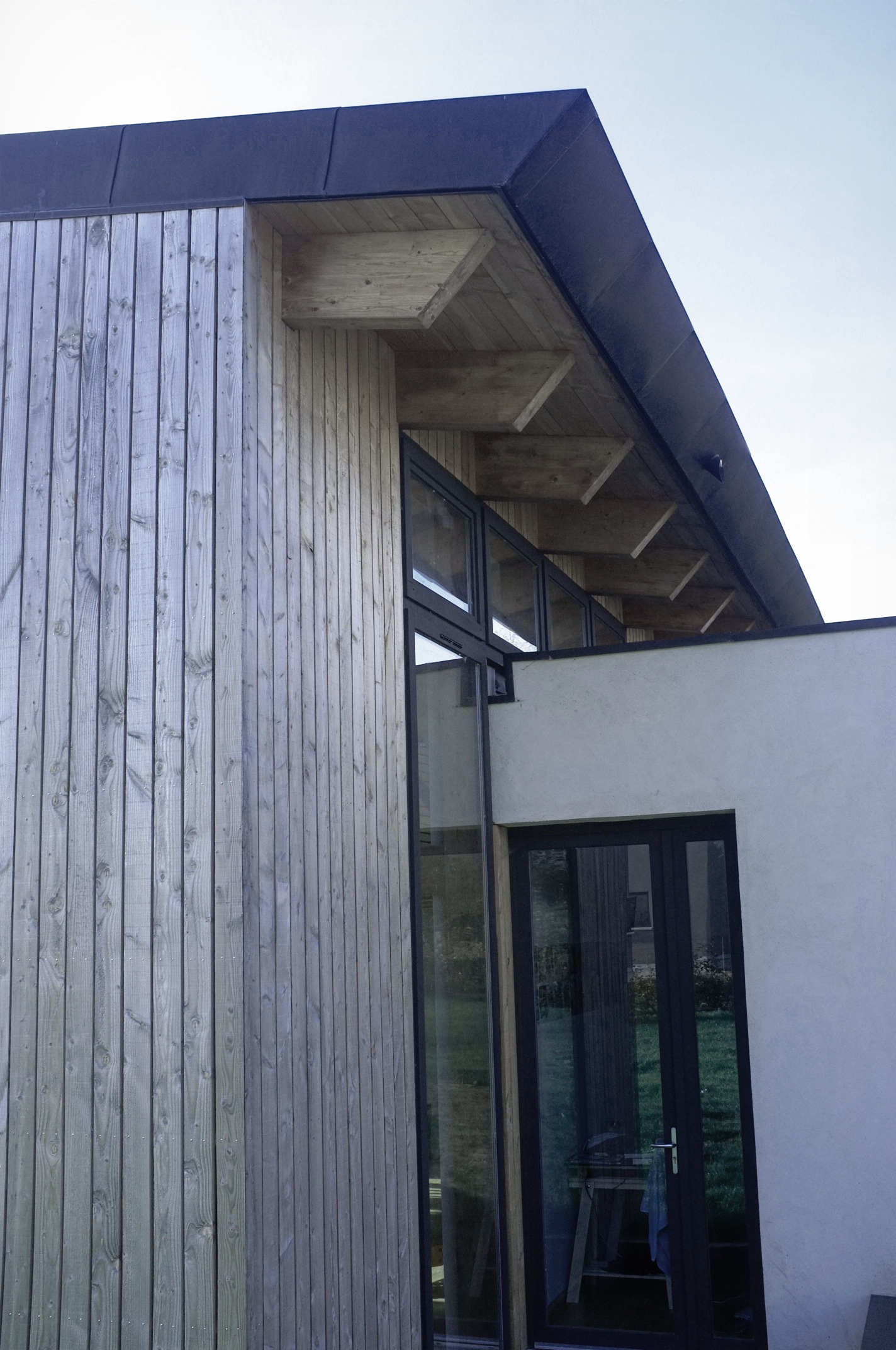 Construction bioclimatique bois et brique