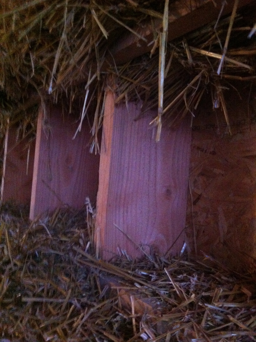 Chantier paille à Lombron 