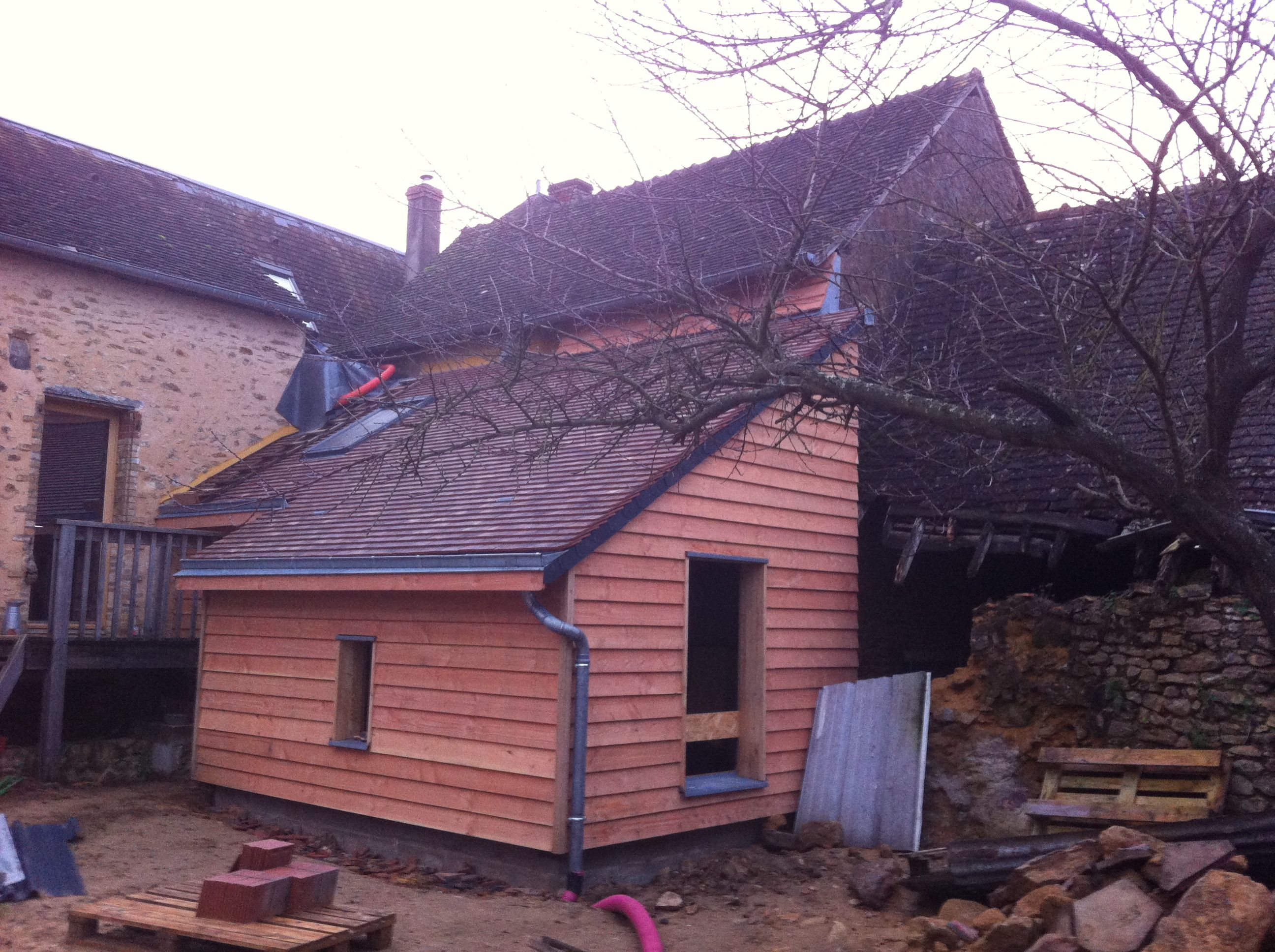 Agrandissement de maison de bourg