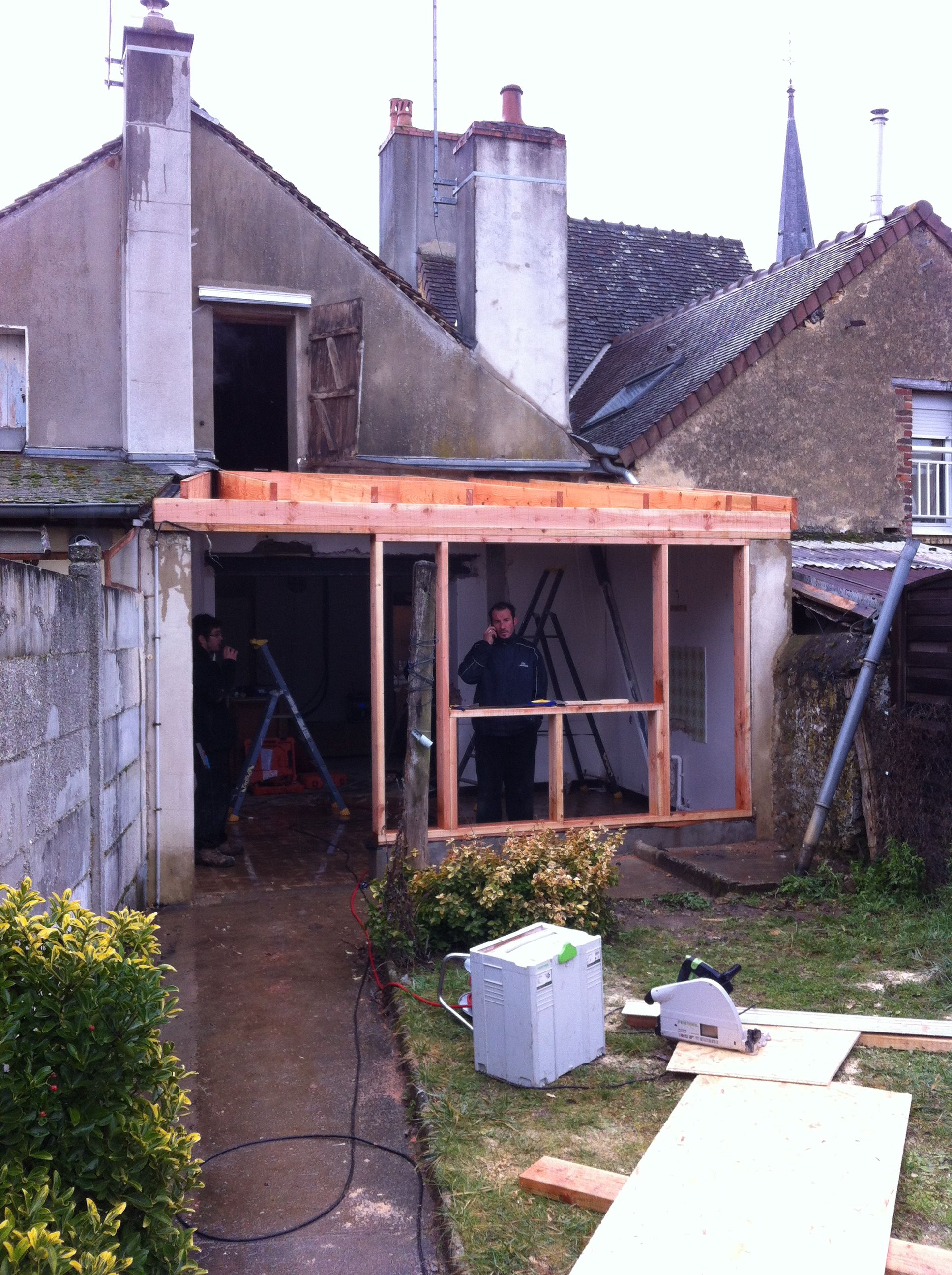 Extension petite maison de bourg