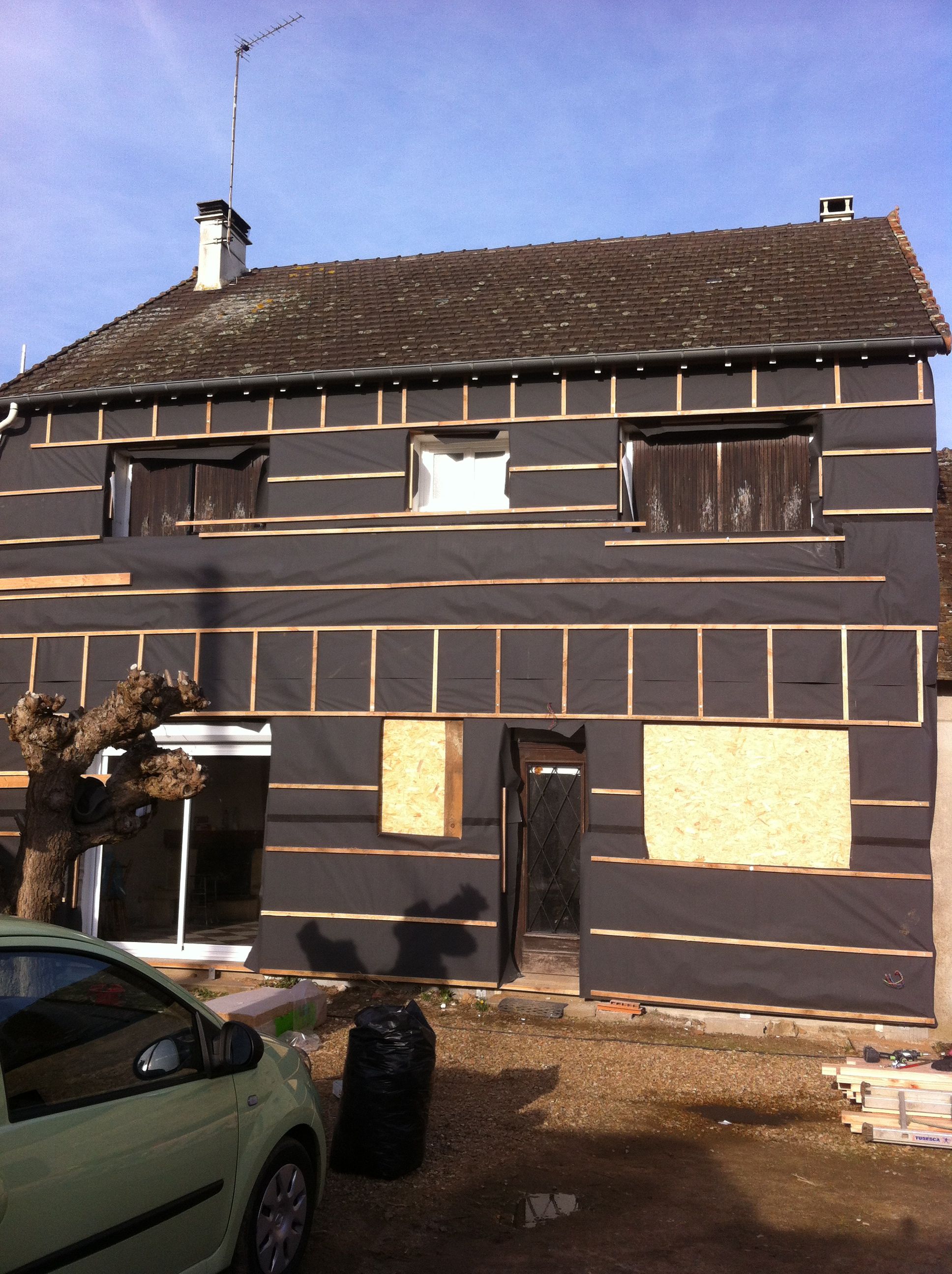 Isolation extérieure complète des murs