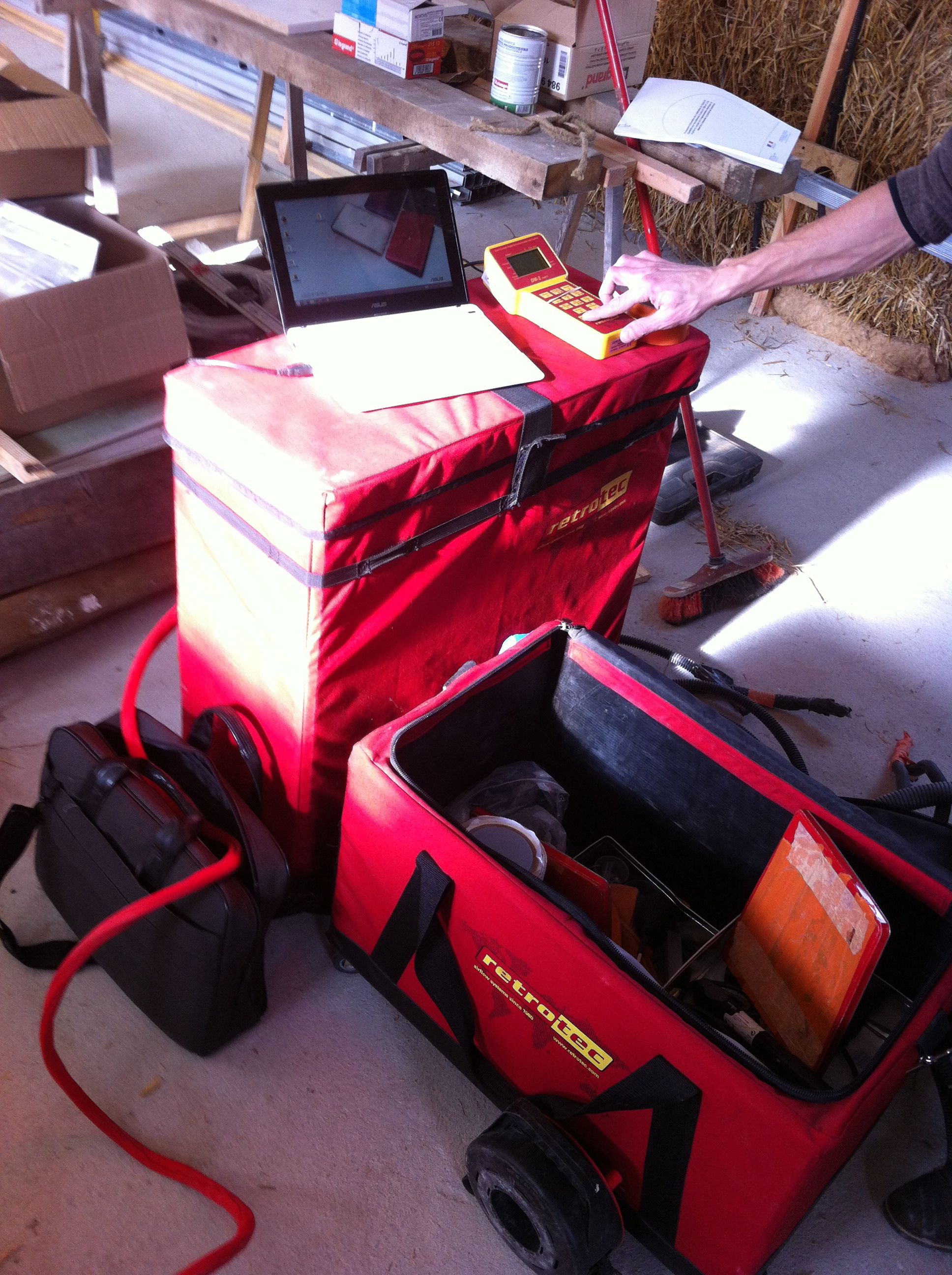 Test intermédiaire d'infiltrométrie