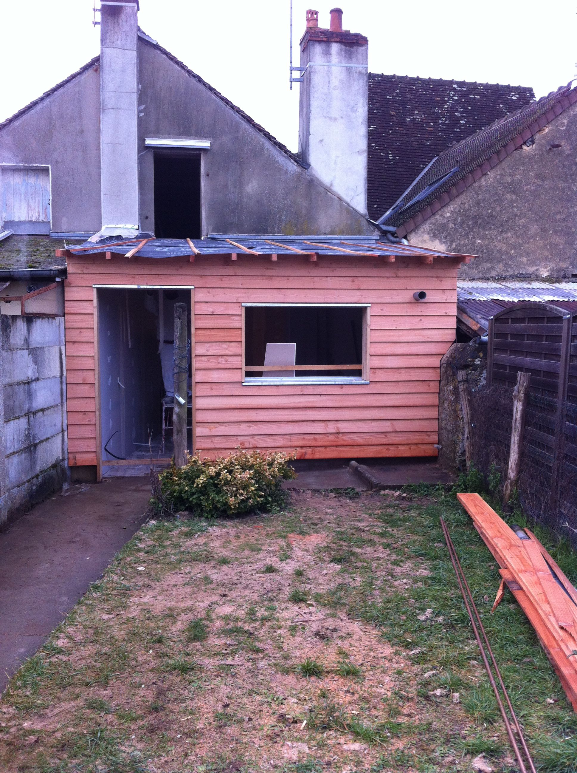 Extension petite maison de bourg