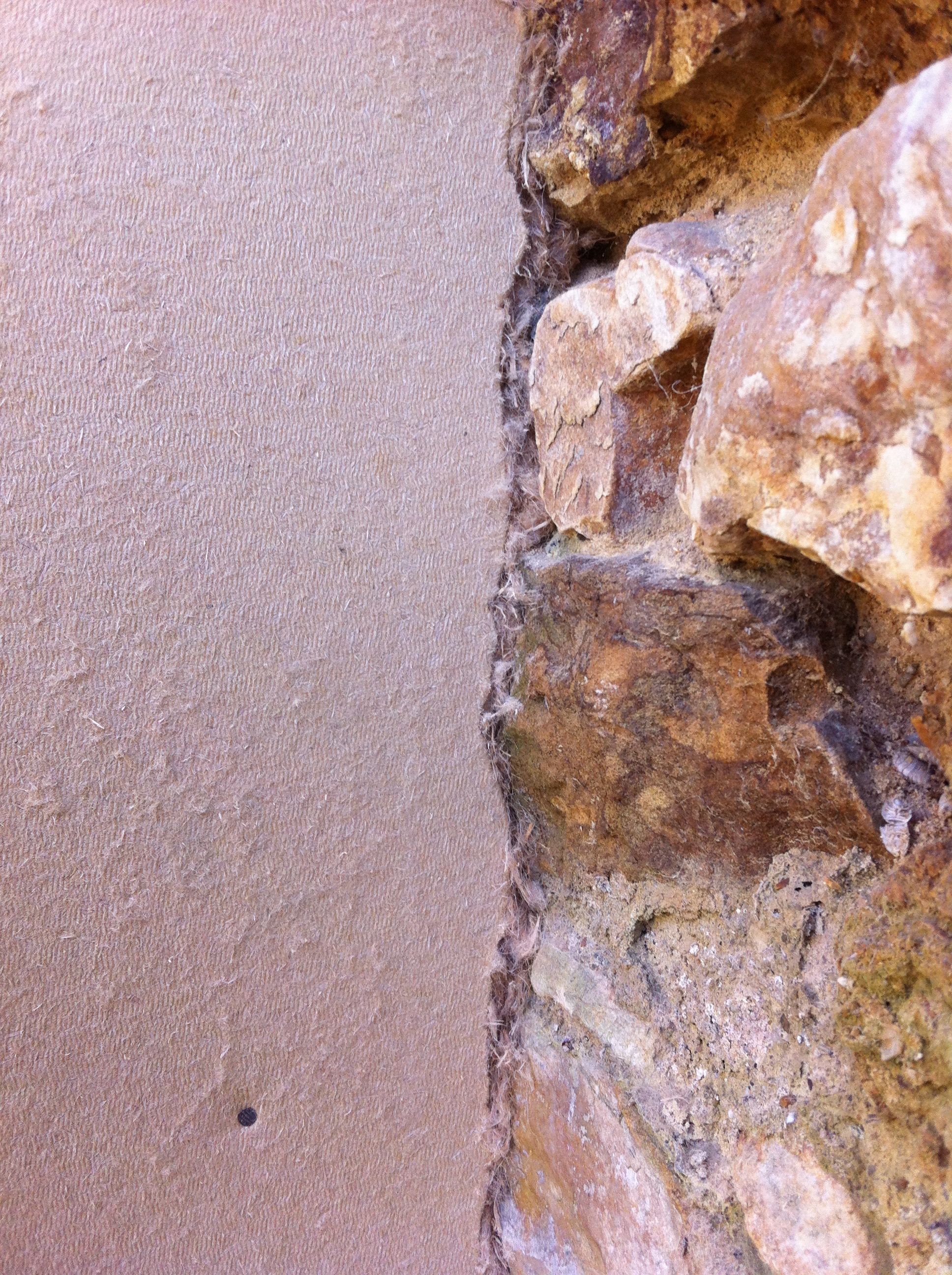 Isolation des contours d'une baie en rénovation 