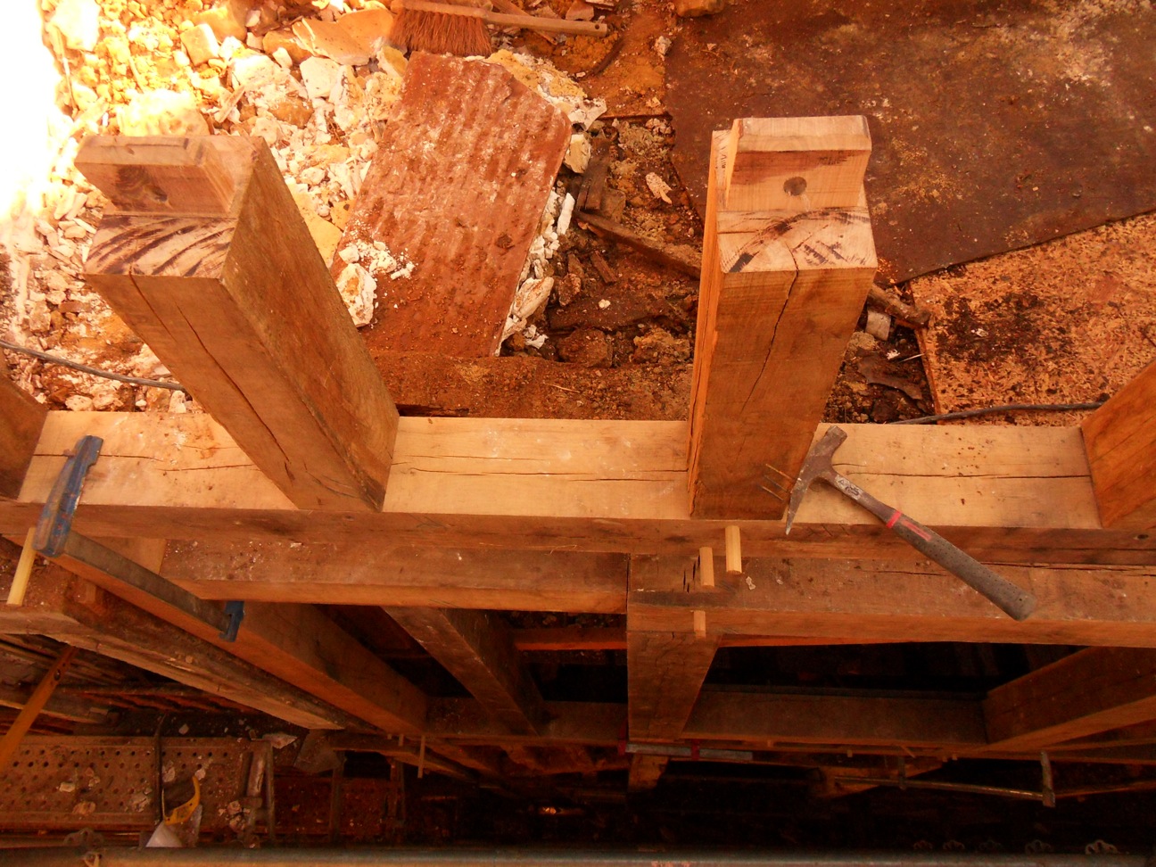 Restauration d'un immeuble à pan de bois