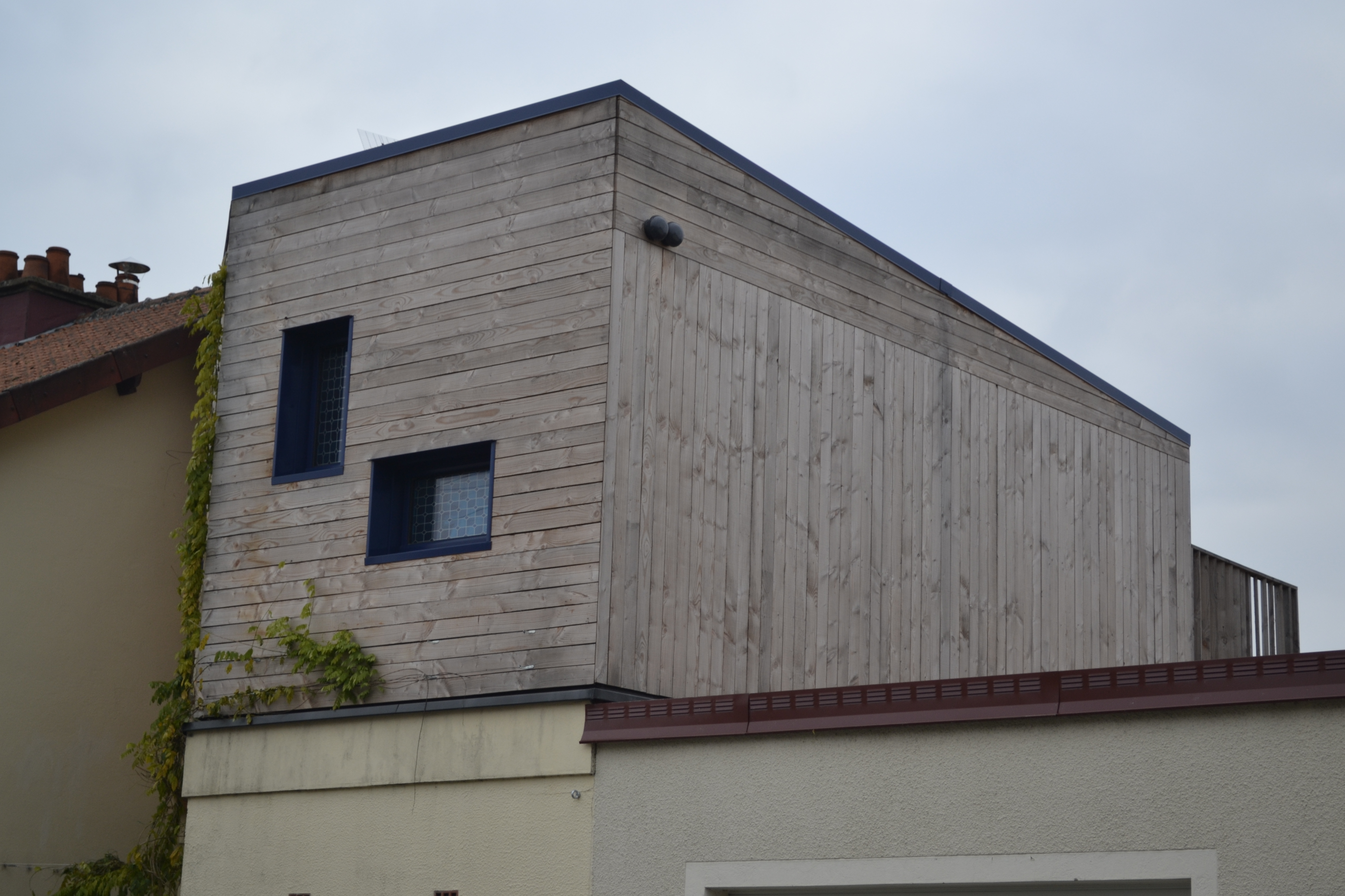 Surélévation sur garage