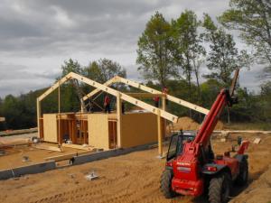 Construction d'un bâtiment agricole 