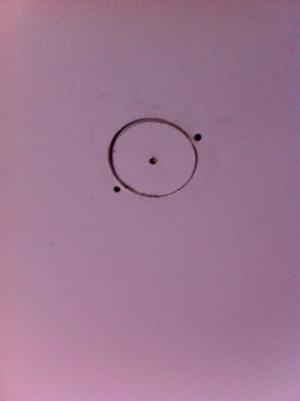 Injection ouate de cellulose en plafond