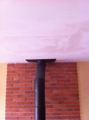 Injection ouate de cellulose en plafond