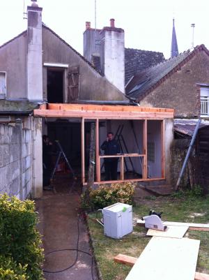 Extension petite maison de bourg